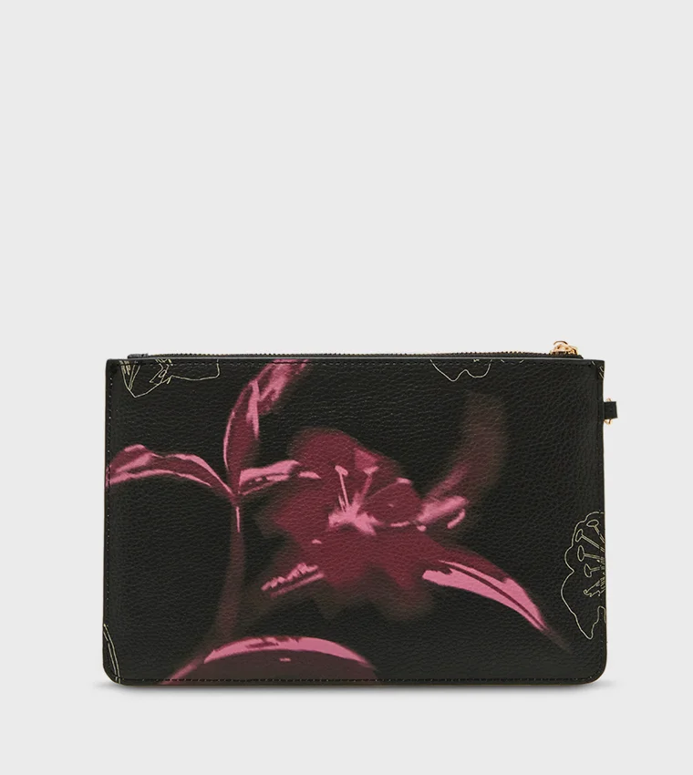 ANNE KLEIN  Anne Klein Floral Print Zippered Wallet for Women | Best Price UAE